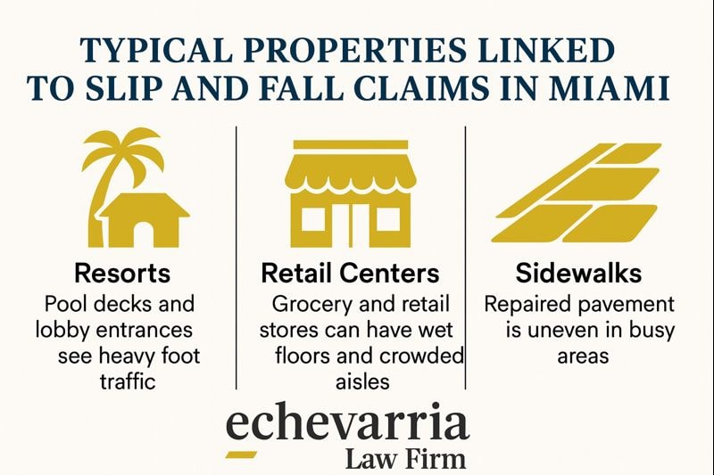 Miami Slip and Fall Hotspots Where Accidents Happen Most Often