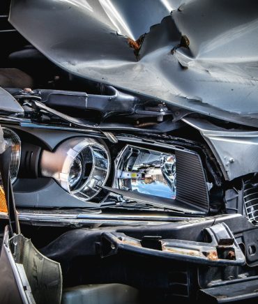 silver and black car engine